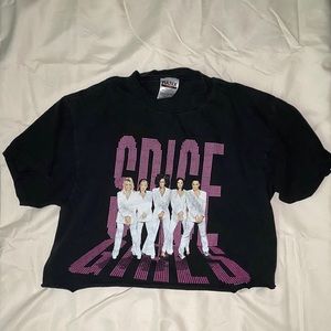 Spice Girls DIY cropped shirt